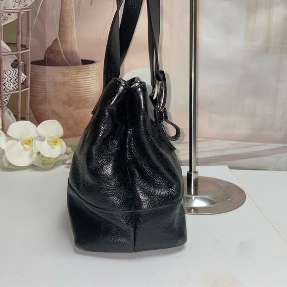 Chic Black Leather Liner Bella Shoulder Bag - Picture 3 of 13